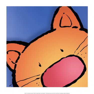 Cat by Jean Paul 12x12 Art Print Poster 700393