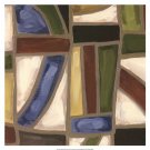 Stained Glass Abstraction IV by Karen Deans 19x19 Art Print Poster 864799