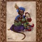 Monkey With Concertina by Janet Kruskamp 8x10 Art Print Poster 751221