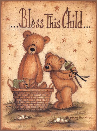 Bless This Child by Mary Ann June 9x12 Art Print Poster 873146