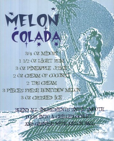 Melon Colada by Paula Scaletta 8x10 Art Print Poster 174893