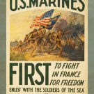 Enlist with the Soilders of the Sea by  Unknown 18x24 Art Print Poster 890111
