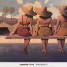Poolside Chat by  Unknown 36x26 Art Print Poster 748794