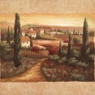 Tuscan Sunset I by Vivian Flasch 28x22 Art Print Poster 605649