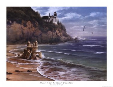 Wise And Foolish Builders by Danny Hahlbohm 18x14 Art Print Poster 655867