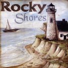Rocky Shores by Kate McRostie 12x12 Art Print Poster 731245