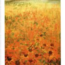 Field With Sunflowers by Ken Hildrew 7x13 Art Print Poster 916628