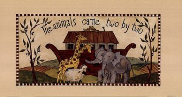 Two By Two by Barbara Mock 13x7 Art Print Poster 13384