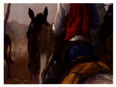 The Corral by Leland Beaman 17x13 Art Print Poster 507433