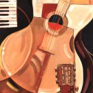 Abstract Guitar by Paul Brent 18x24 Art Print Poster 792198