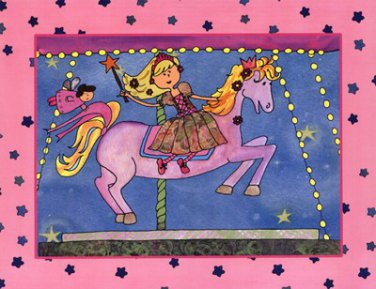 Fairy Merry Go Round by Serena Bowman 14x11 Art Print Poster 754292
