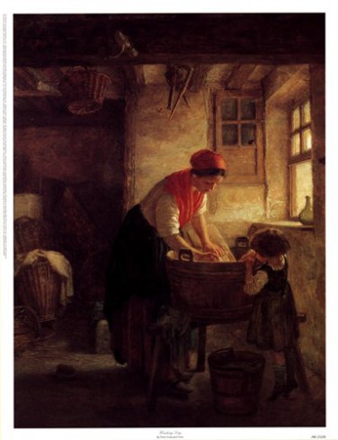 Washing Day by Pierre Edouard 13x17 Art Print Poster 14719
