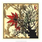Coral Tapestry I by Jennifer Goldberger 17x17 Art Print Poster 469120