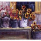Green Bench by Ja Ja 17x13 Art Print Poster 692129