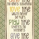 Smile just because by Jo Moulton 8x18 Art Print Poster 928575