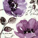 Floral Waltz Plum II by Pela Studio 18x18 Art Print Poster 907814
