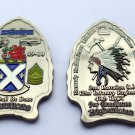Afghanistan Challenge Coin Indian Arrowhead WARRIORS 121ST INFANTRY
