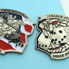 Challenge Coin Task Force Spearhead SNAKE EYES CHARLIE ATTACK helicopter