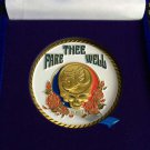 Grateful Dead Coin Fare Thee Well 50th Ann. Shows 2 Inch Native Indian