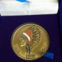 Grateful Dead Coin Fare Thee Well 50th Ann. Shows 2 Inch Native Indian