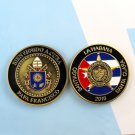 Challenge Coin Bienvenido Papa Francisco Pope Francis 2015