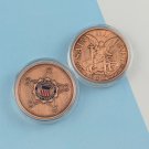 Challenge Coin USSS Secret Service SAINT MICHAEL copper PLATED 1 1/2 inch Challenge Coin USSS Secret Service SAINT MICHAEL copper PLATED 1 1/2 inch