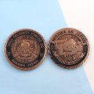 Challenge Coin Japan MISAWA AIR BASE COPPER finish 35th security forces BLEED