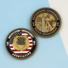 Challenge Coin Japan MISAWA AIR BASE COPPER finish 35th security forces BLEED