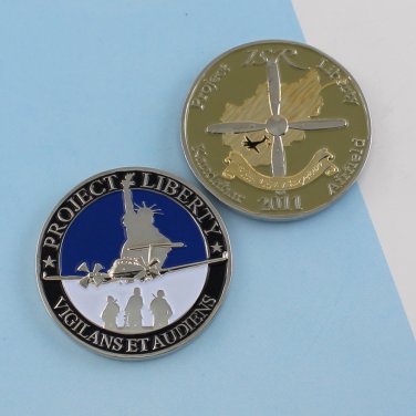 Challenge Coin MC-12W Liberty Kandahar Airfield AFGHANISTAN airplane