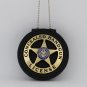 Concealed Handgun License Emblem Marshal Style Metal Badge 2 1/4 Inch & Holder G