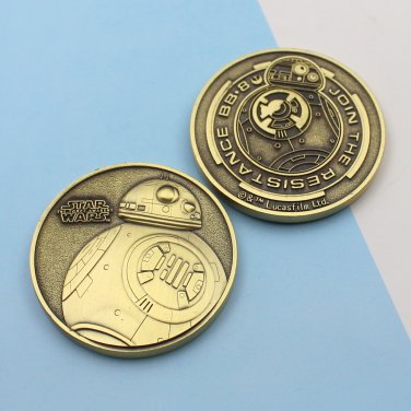 Challenge Coin Star Wars Bb-8 1 3/4 Inch