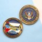Challenge Medal Air Force One Cuba Visit Vintage Car Barack Obama Epoxy