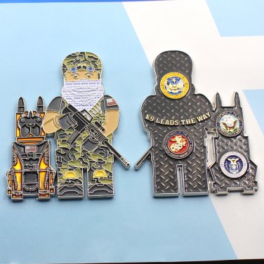 Challenge Coin LEGO United States Department of Defense k-9