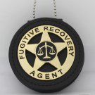 Fugitive Recovery Agent Metal BADGE 2 1/4 inch & Holder