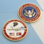 Challenge Coin Donald Trump Air Force One 1 The Summit Singapore DPRK