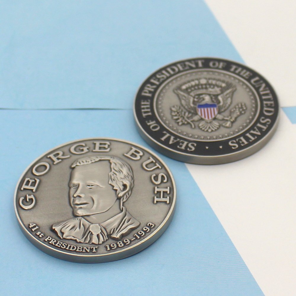 Challenge Coin 41st President Of USA George Bush