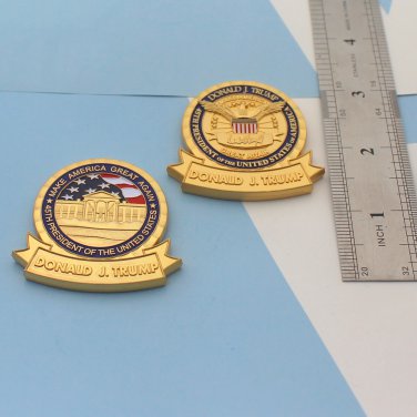Challenge Coin President DONALD J TRUMP REPLICA WHITE HOUSE