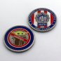 Challenge Coin Nypd New York City Police Times Square Baby Yoda