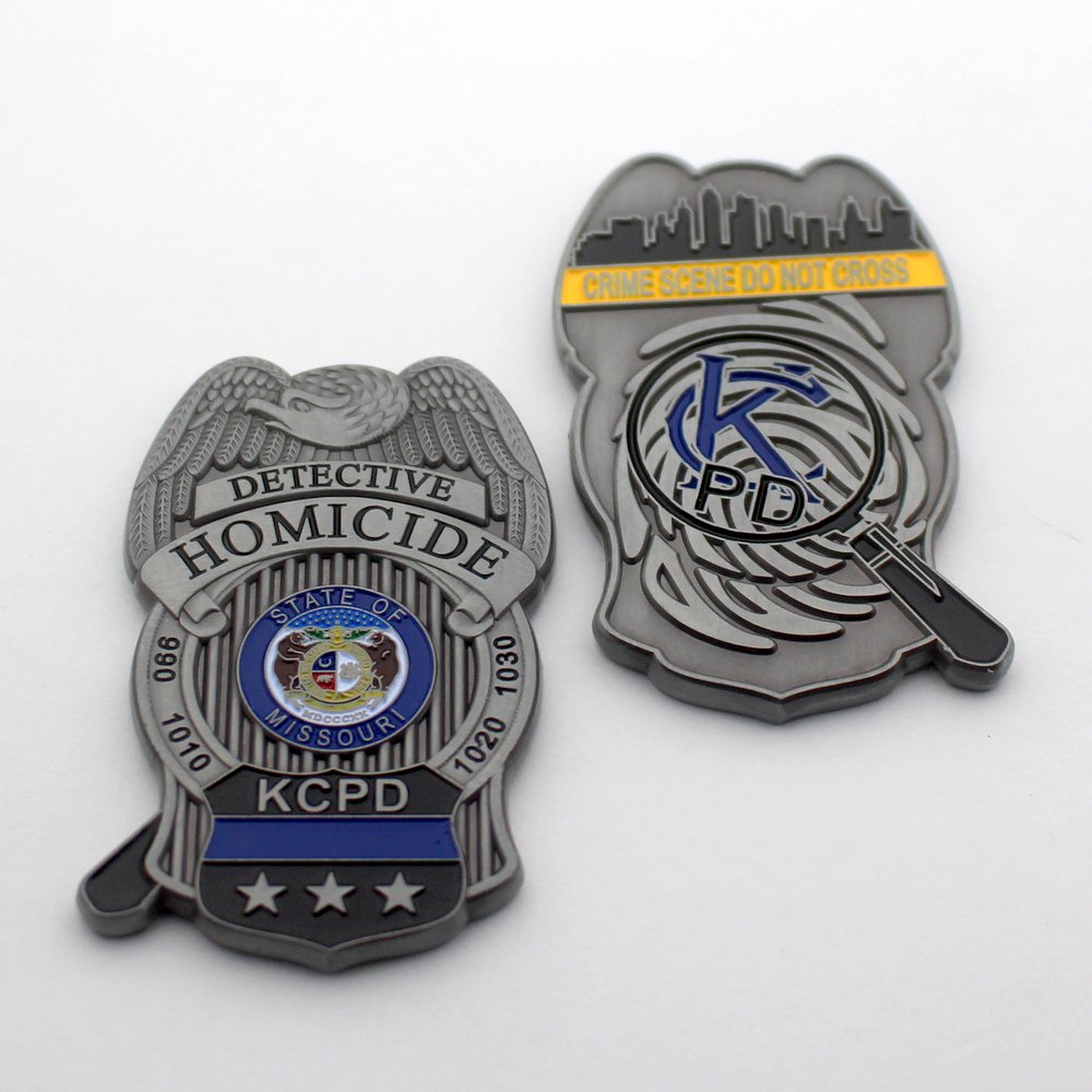 Challenge Coin Police Detective Kansas City Homicide Task Force