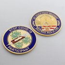LAPD Challenge Coin frontline Hero POLICE PANDIMIC Virus Vaccine PARTICIPANT
