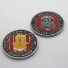 Federal Law Police Ice Challenge Coin Baby Impeach Donald Trump Behind Bars