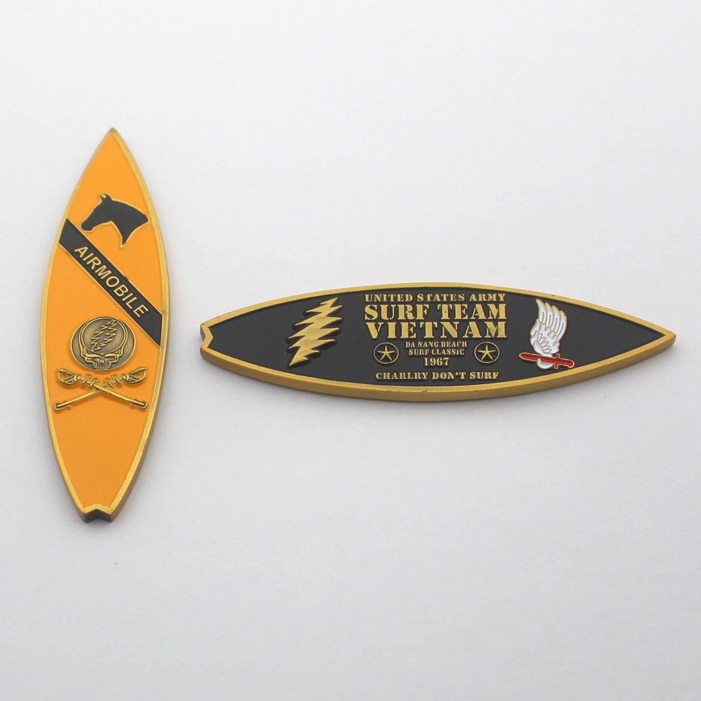 Grateful Dead Challenge Coin Vietnam Surfboard Surfing Da Nang