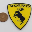 VOLVO Metal Car Emblem Sticker Prancing Moose 3 inch