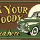 Woody Car License Plate #31192