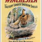 Winchester Drumming Grouse Tin Sign #1007