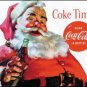 Coke Santa Time Tin Sign #1046