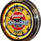 17" Neon Wall Clock- Genuine Chevrolet Parts
