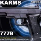 UK Arms M777B Spring Powered Airsoft Pistol- Black