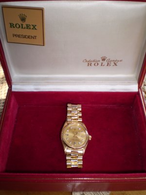 ROLEX Gentleman's Wrist Watch Oyster President 18K Yellow Gold EXCELLENT-GUARANTEED AUTHENTIC!