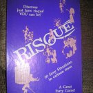 RISQUE! A GREAT PARTY GAME! 60 SEXY SITUATIONS IN CARTOON FORM - VINTAGE - RARE - 1985!